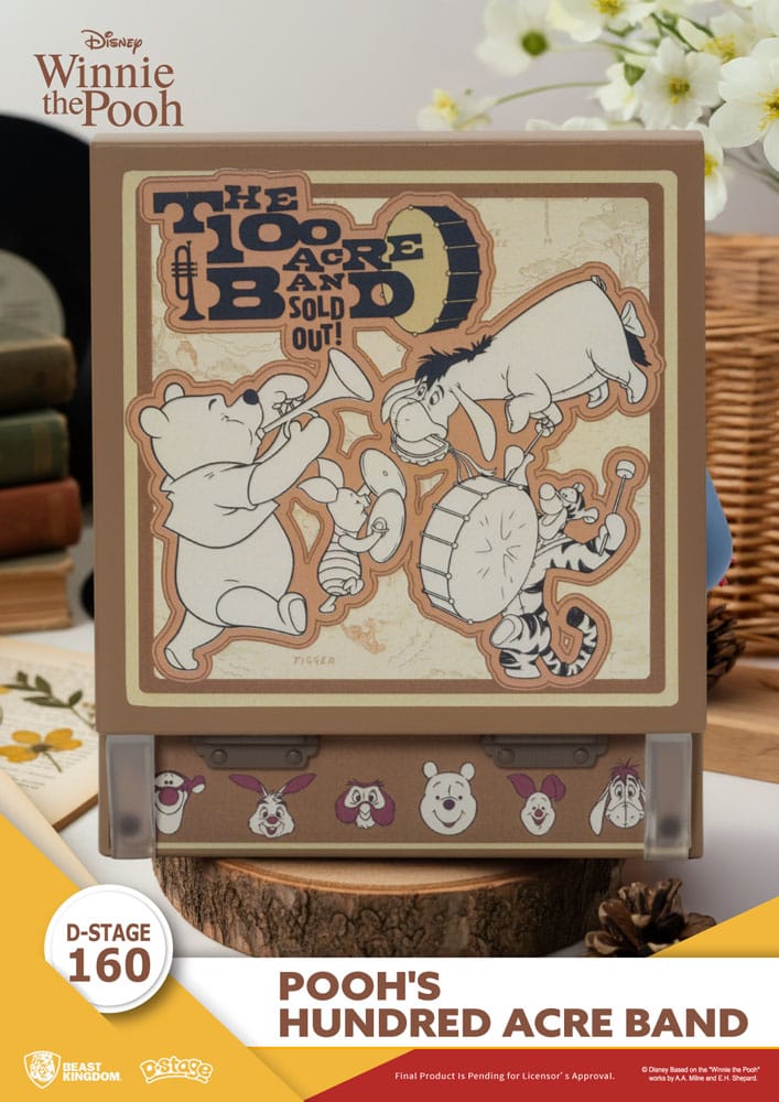 Winnie-the-Pooh Record Player Series Figura de PVC Pooh's Hundred Acre Band 12 cm - Z POP Toys