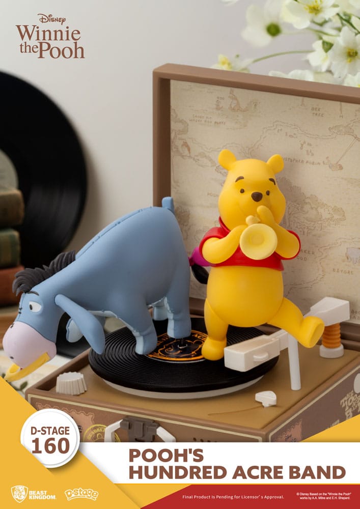 Winnie-the-Pooh Record Player Series Figura de PVC Pooh's Hundred Acre Band 12 cm - Z POP Toys
