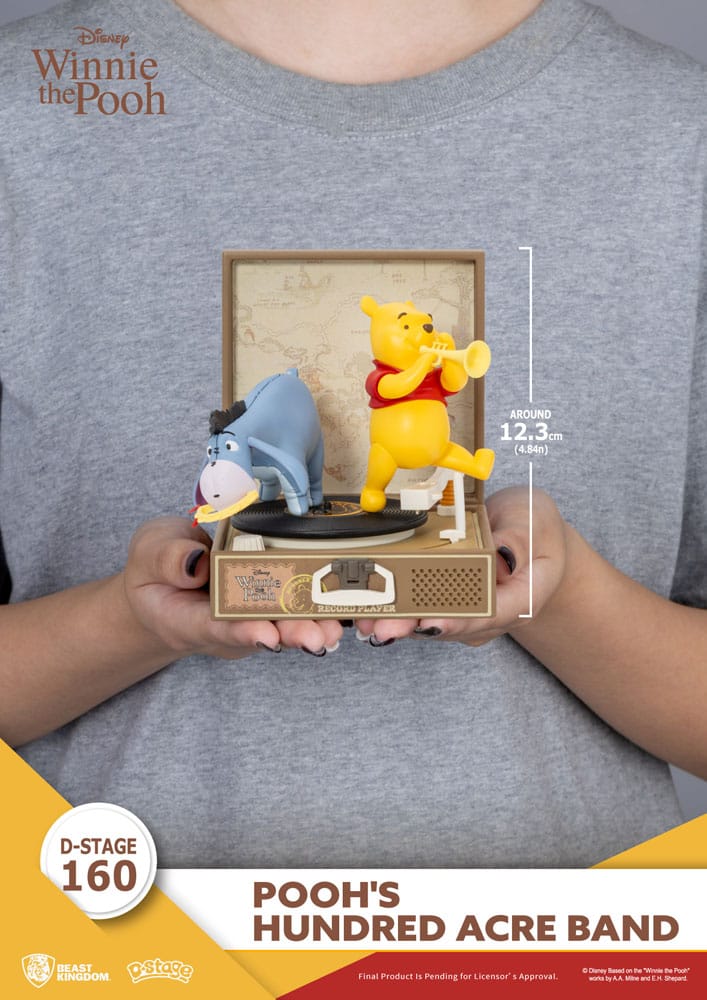 Winnie-the-Pooh Record Player Series Figura de PVC Pooh's Hundred Acre Band 12 cm - Z POP Toys