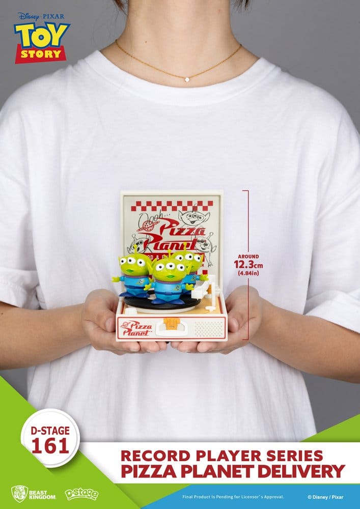 Toy Story Record Player Series Figura de PVC Pizza Planet Delivery 12 cm