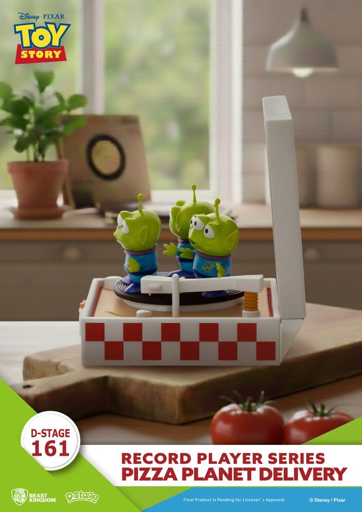 Toy Story Record Player Series Figura de PVC Pizza Planet Delivery 12 cm