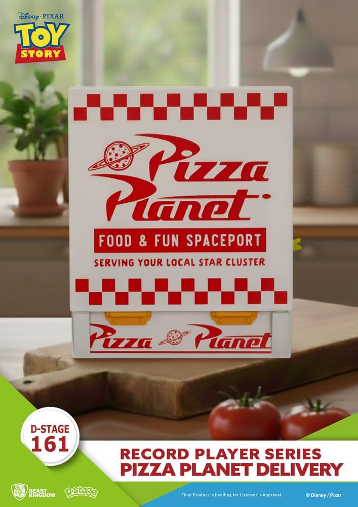 Toy Story Record Player Series Figura de PVC Pizza Planet Delivery 12 cm
