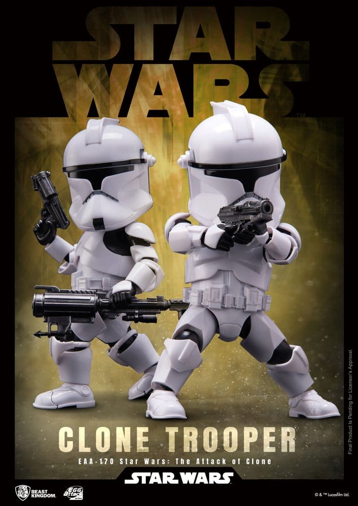 Star Wars Figura Egg Attack Clone Trooper 16 cm