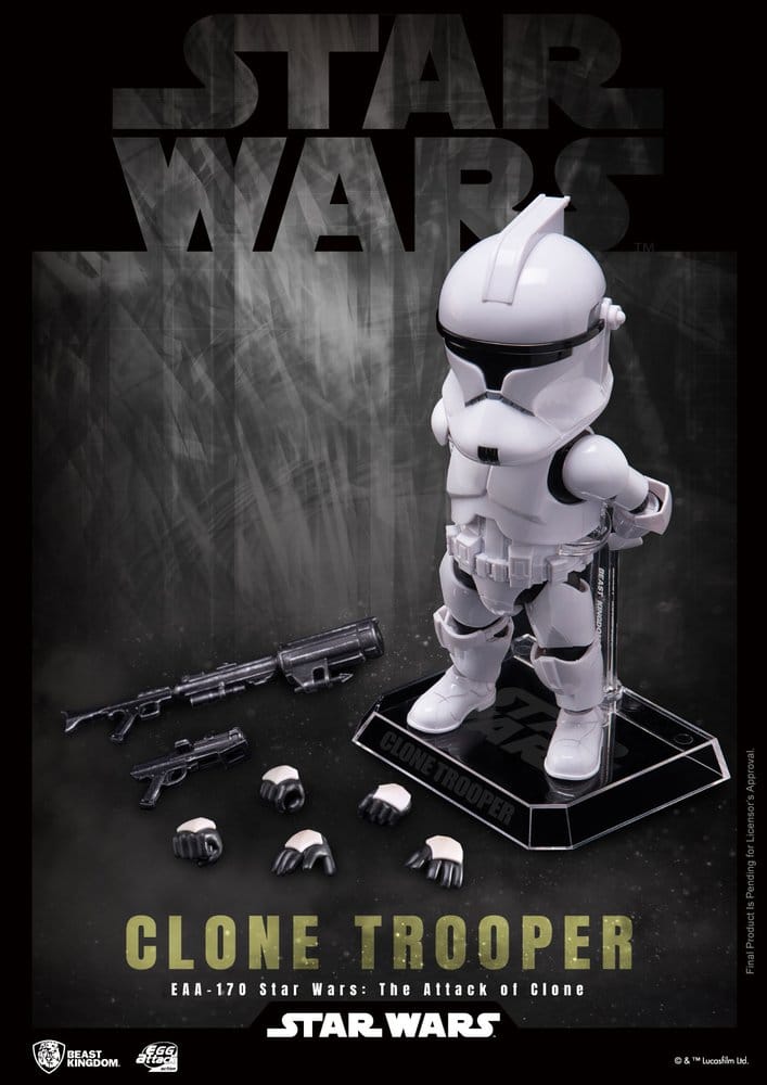 Star Wars Figura Egg Attack Clone Trooper 16 cm