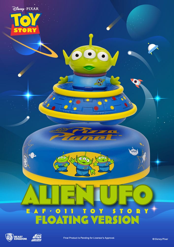 Toy Story Estatua Egg Attack Alien UFO Floating Ver. 6 cm - Z POP Toys