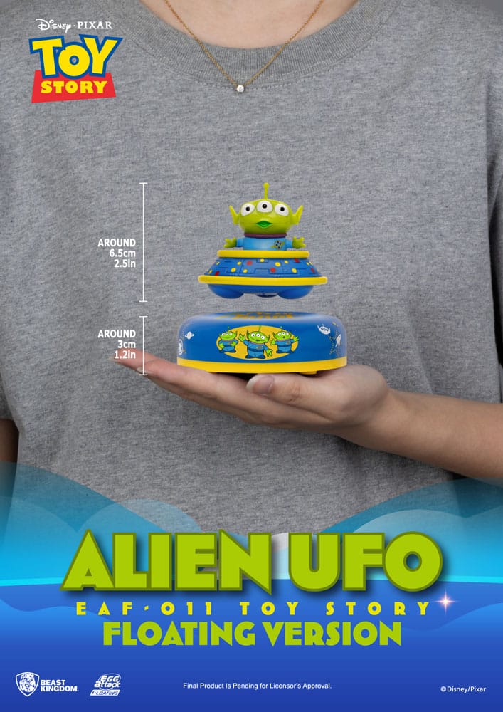 Toy Story Estatua Egg Attack Alien UFO Floating Ver. 6 cm - Z POP Toys