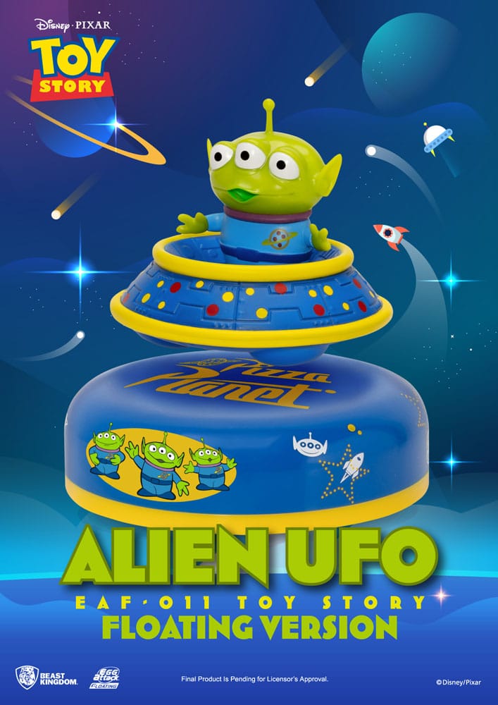 Toy Story Estatua Egg Attack Alien UFO Floating Ver. 6 cm - Z POP Toys