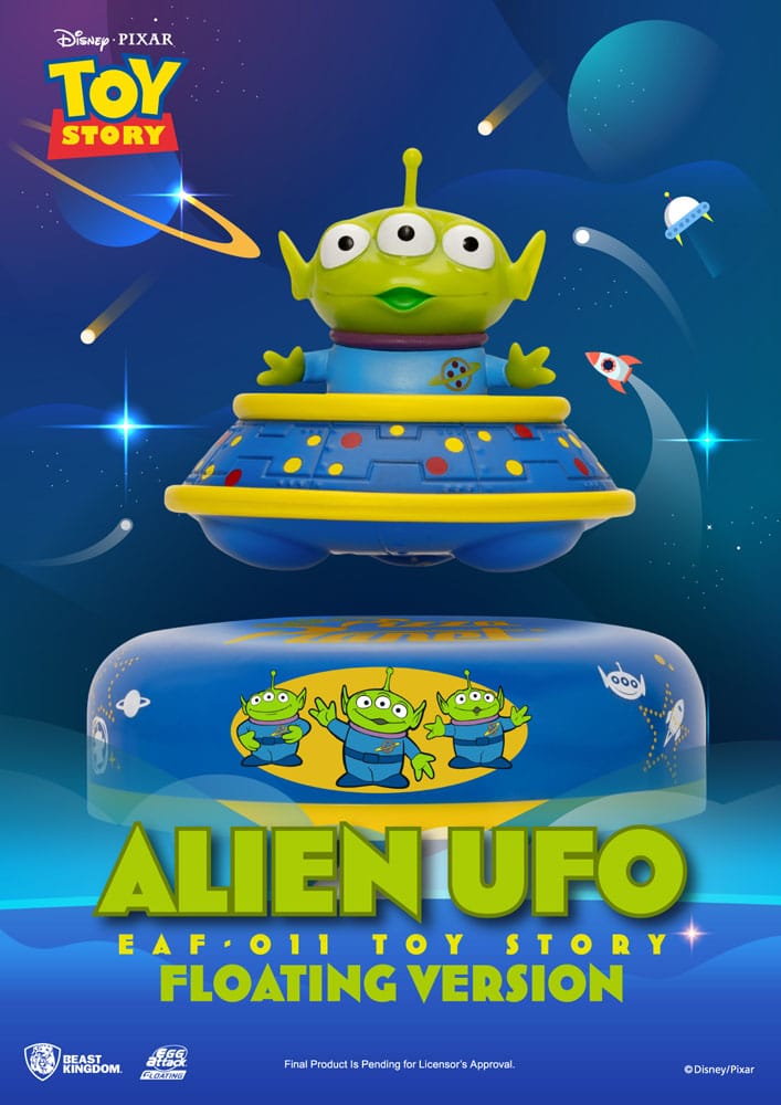Toy Story Estatua Egg Attack Alien UFO Floating Ver. 6 cm - Z POP Toys