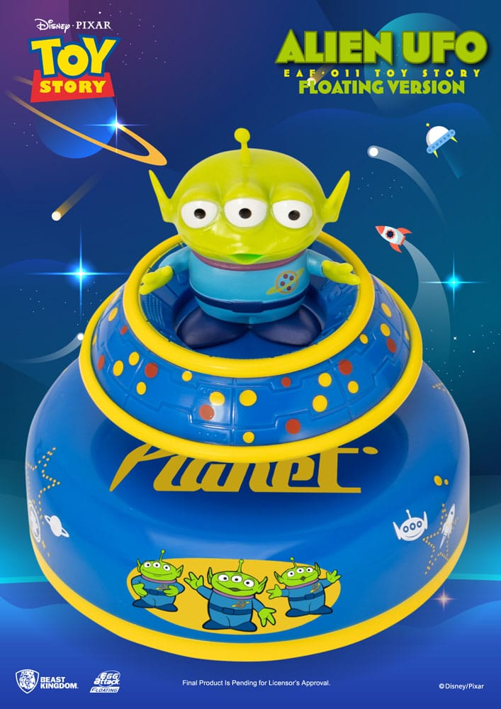 Toy Story Estatua Egg Attack Alien UFO Floating Ver. 6 cm - Z POP Toys