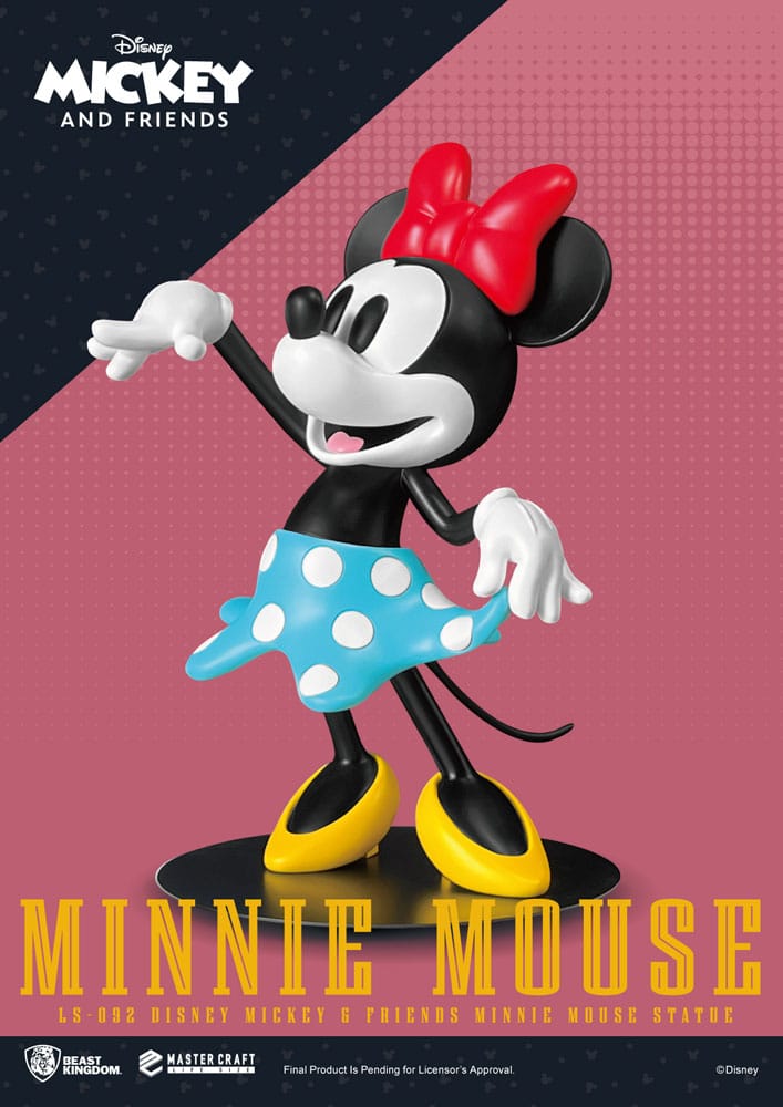 Disney Estatua tamaño real Minnie Mouse 104 cm