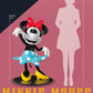 Disney Estatua tamaño real Minnie Mouse 104 cm