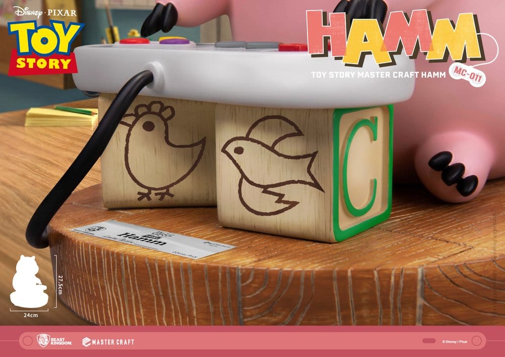 Toy Story Estatua Master Craft Hamm 28 cm