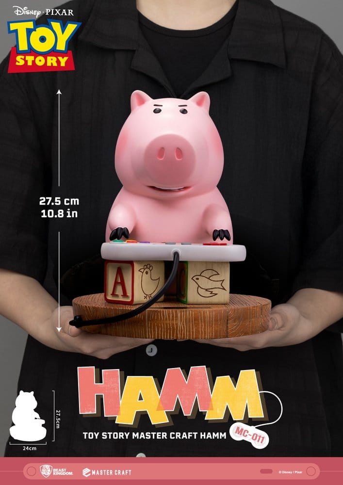 Toy Story Estatua Master Craft Hamm 28 cm