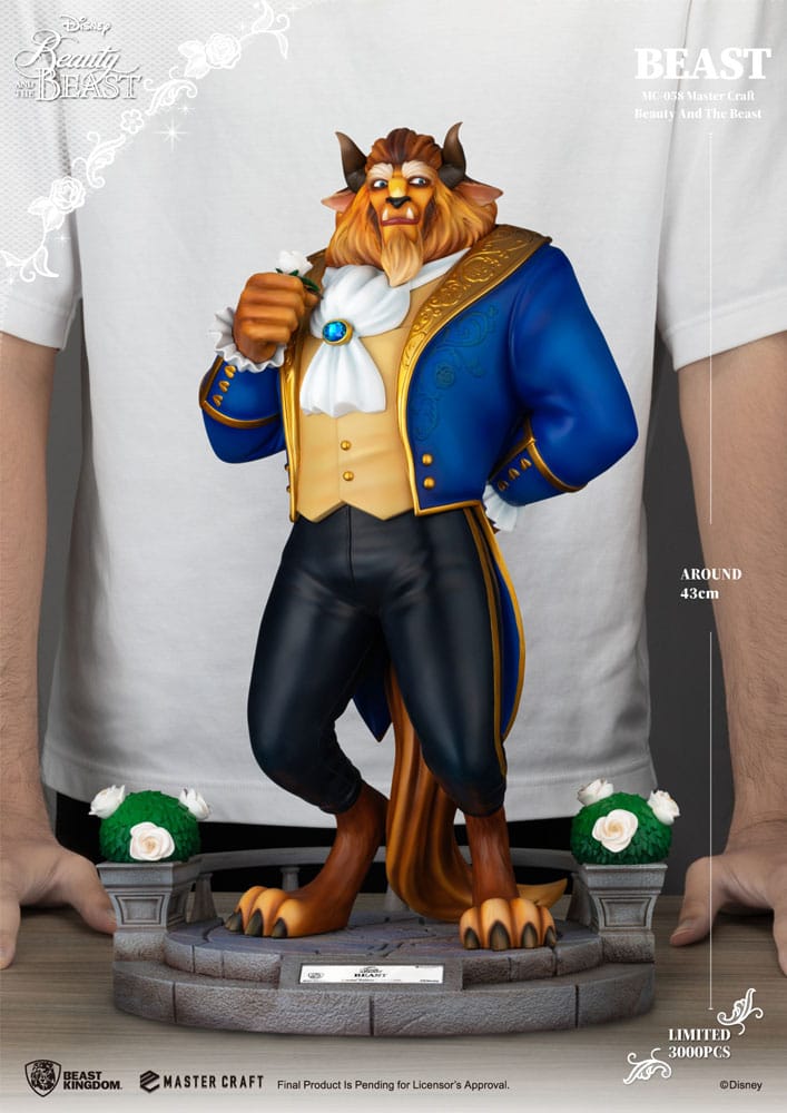 Disney Estatua Master Craft La bella y la bestia Beast 39 cm