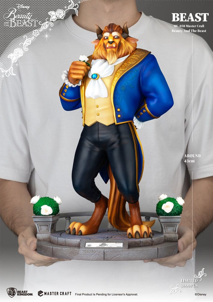 Disney Estatua Master Craft La bella y la bestia Beast 39 cm