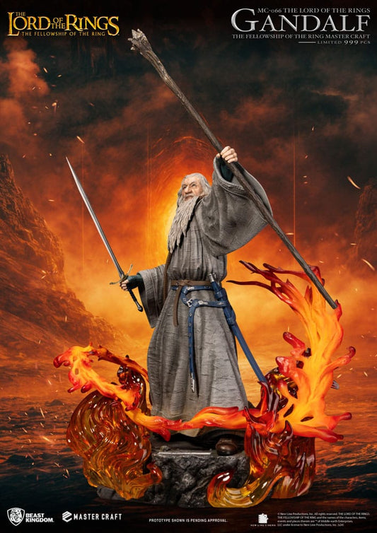 El Señor de los Anillos Estatua Master Craft Gandalf 58 cm - Z POP Toys
