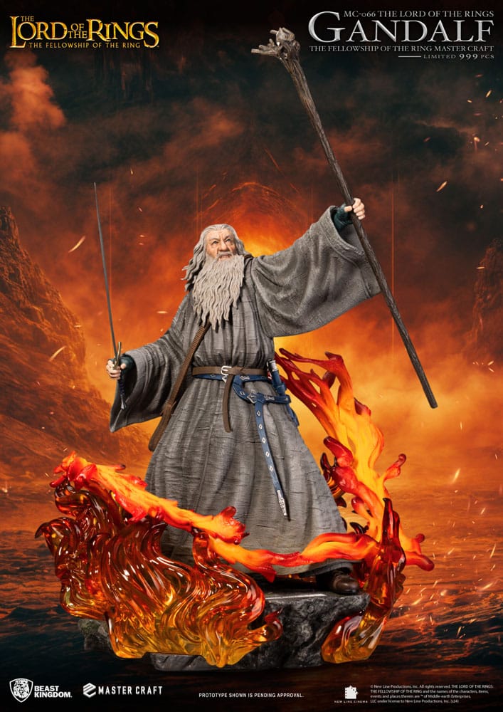 El Señor de los Anillos Estatua Master Craft Gandalf 58 cm - Z POP Toys