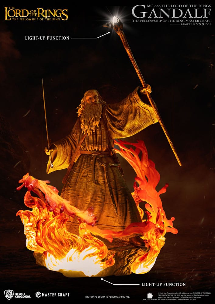 El Señor de los Anillos Estatua Master Craft Gandalf 58 cm - Z POP Toys