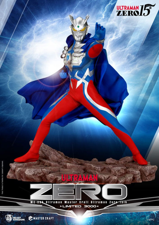 Ultraman Estatua Master Craft Ultraman Zero 15th 41 cm