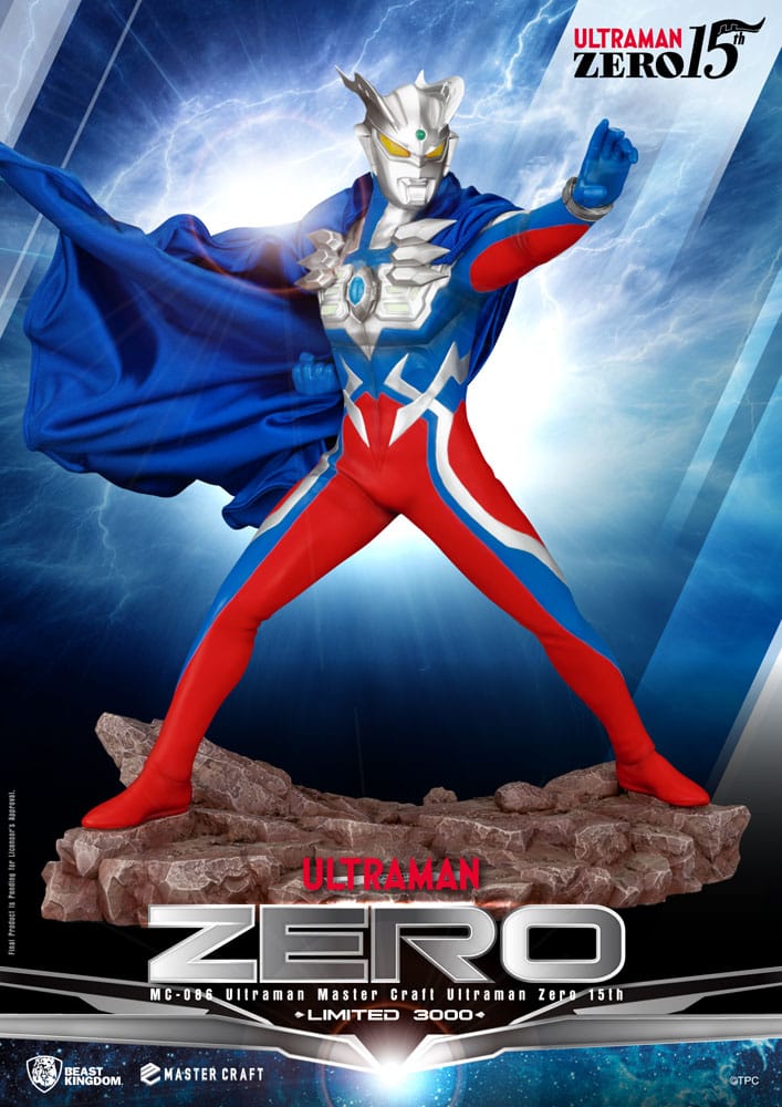 Ultraman Estatua Master Craft Ultraman Zero 15th 41 cm