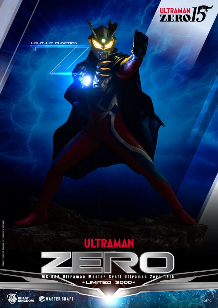Ultraman Estatua Master Craft Ultraman Zero 15th 41 cm