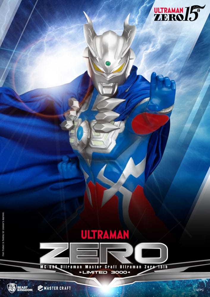 Ultraman Estatua Master Craft Ultraman Zero 15th 41 cm