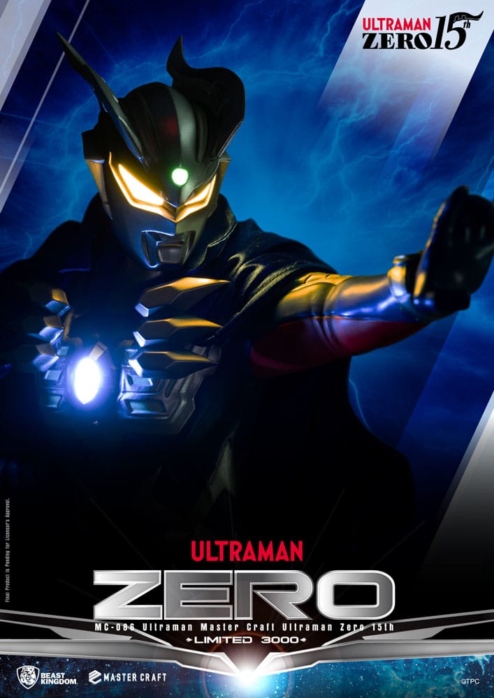 Ultraman Estatua Master Craft Ultraman Zero 15th 41 cm