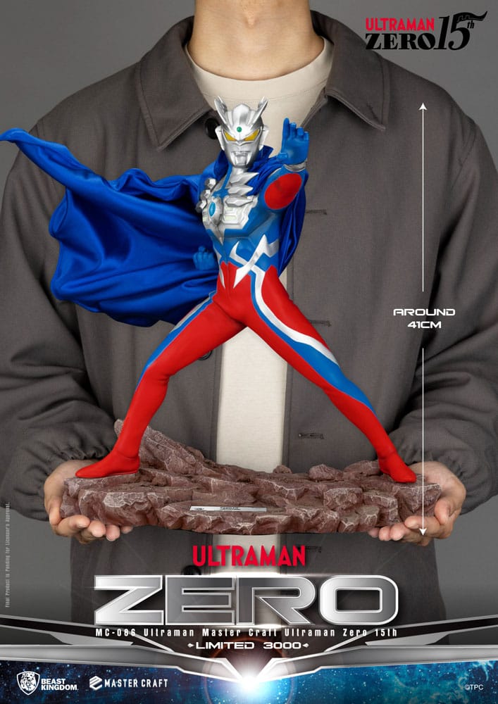 Ultraman Estatua Master Craft Ultraman Zero 15th 41 cm