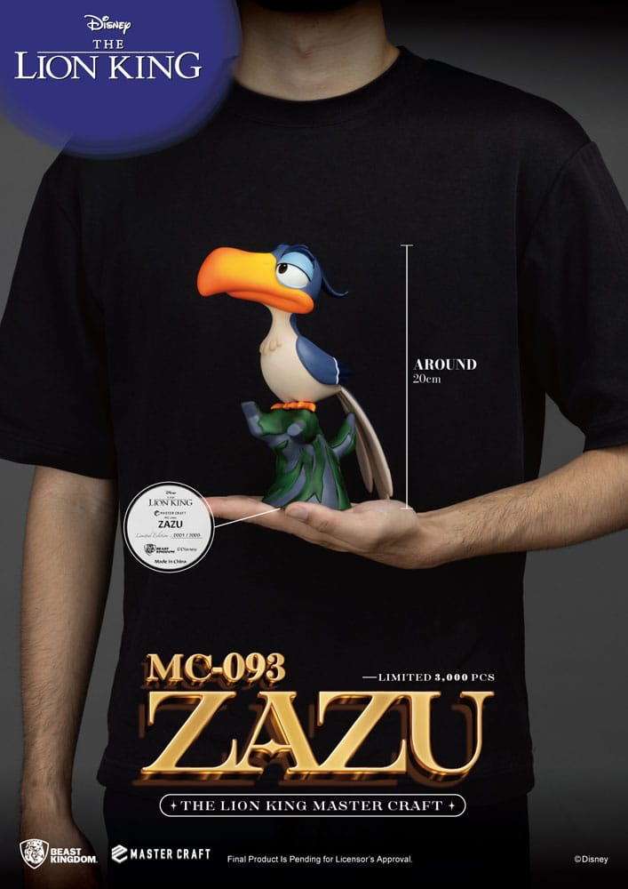 Disney Estatua Master Craft El Rey León Zazu 20 cm