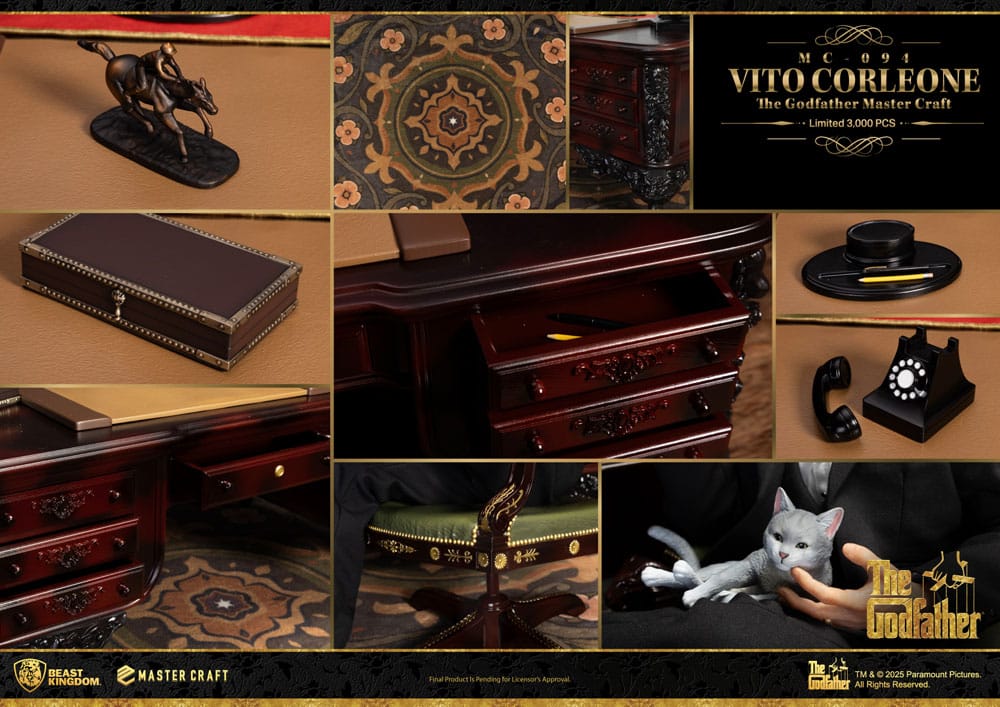 Le Parrain Estatua Master Craft Vito Corleone 31 cm - Z POP Toys