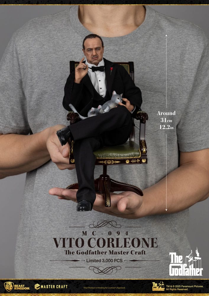 Le Parrain Estatua Master Craft Vito Corleone 31 cm - Z POP Toys