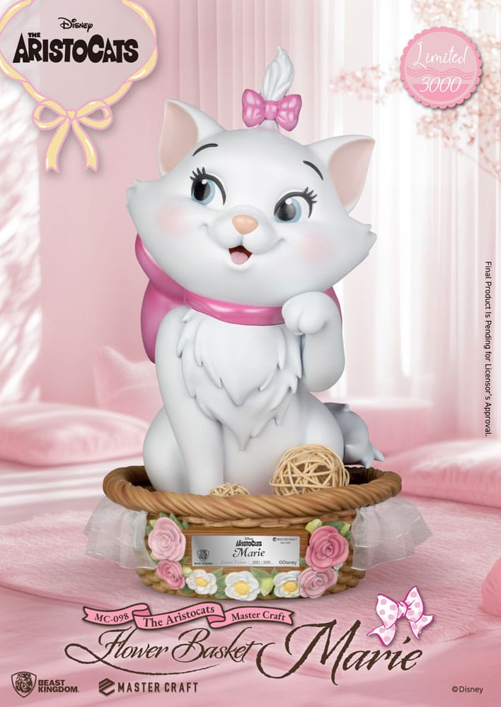Los Aristogatos Estatua Master Craft Flower Basket Marie 32 cm - Z POP Toys