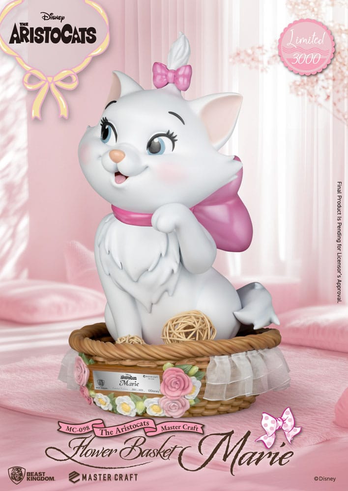 Los Aristogatos Estatua Master Craft Flower Basket Marie 32 cm - Z POP Toys