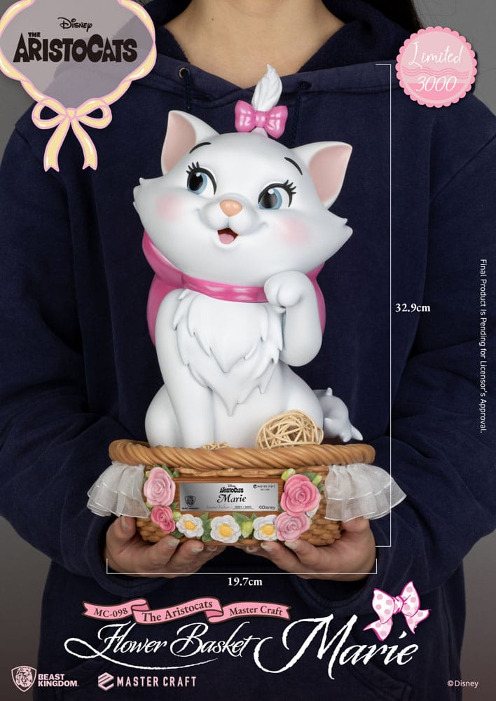 Los Aristogatos Estatua Master Craft Flower Basket Marie 32 cm - Z POP Toys