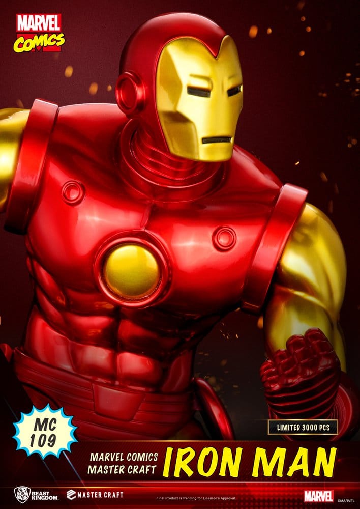 Marvel Comics Estatua Master Craft Iron Man 29 cm