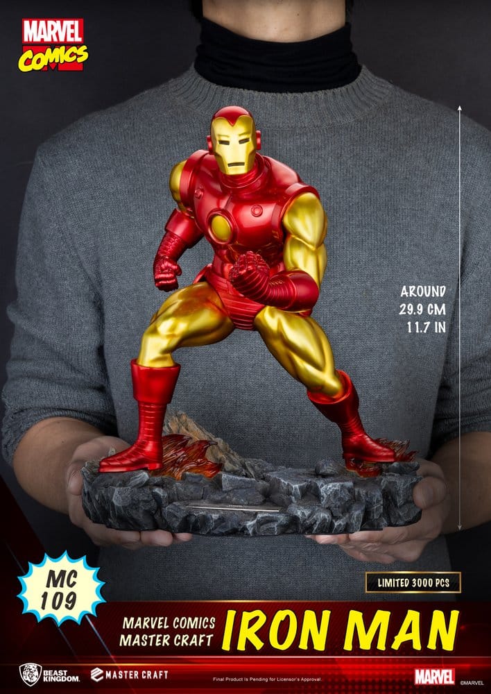 Marvel Comics Estatua Master Craft Iron Man 29 cm