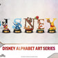 Disney Pack de 6 Estatuas Mini Diorama Stage Alphabet Art 10 cm