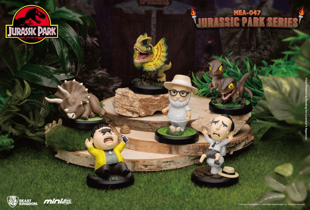 Jurassic Park Pack de 6 Figuras Mini Egg Attack Jurassic Park Series Set 10 cm