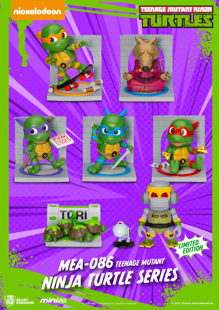 Las Tortugas Ninja Figuras Mini Egg Attack Blind Box series 12 cm (6)