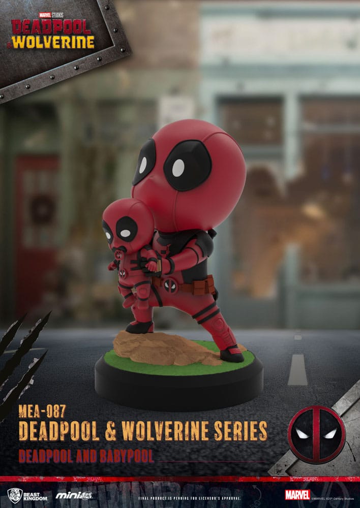 Deadpool 3 Pack de 6 Figuras Deadpool & Wolverine Series Mini Egg Attack Set 8 cm - Z POP Toys