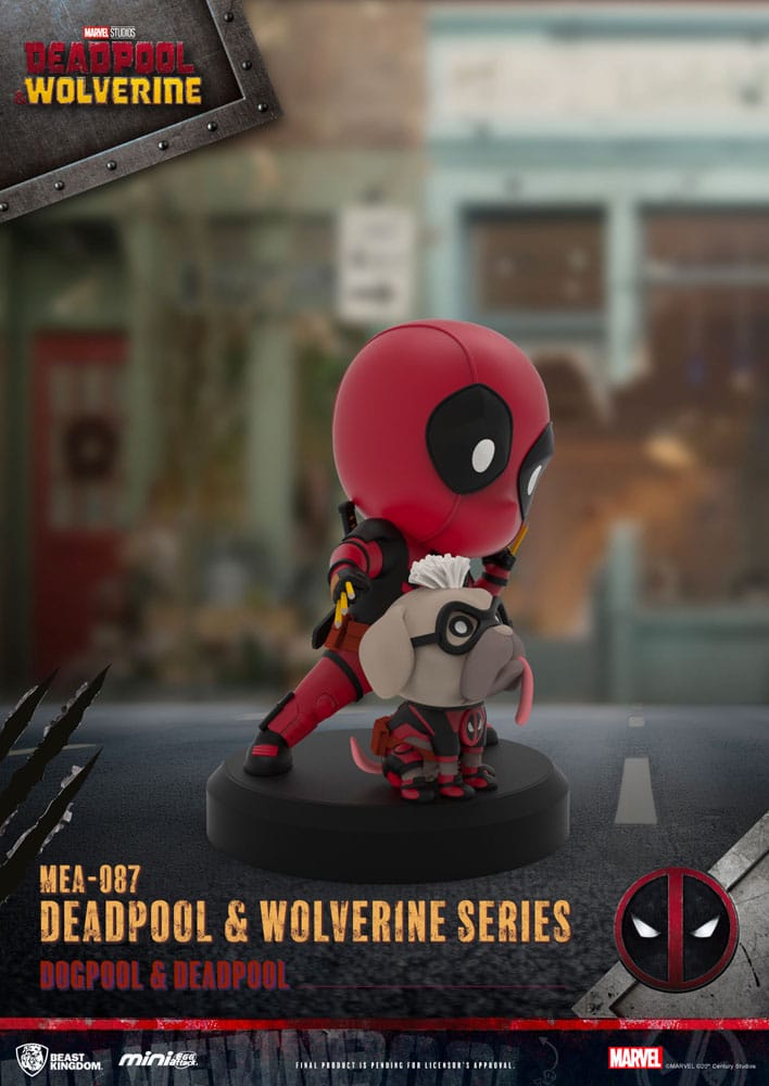 Deadpool 3 Pack de 6 Figuras Deadpool & Wolverine Series Mini Egg Attack Set 8 cm - Z POP Toys