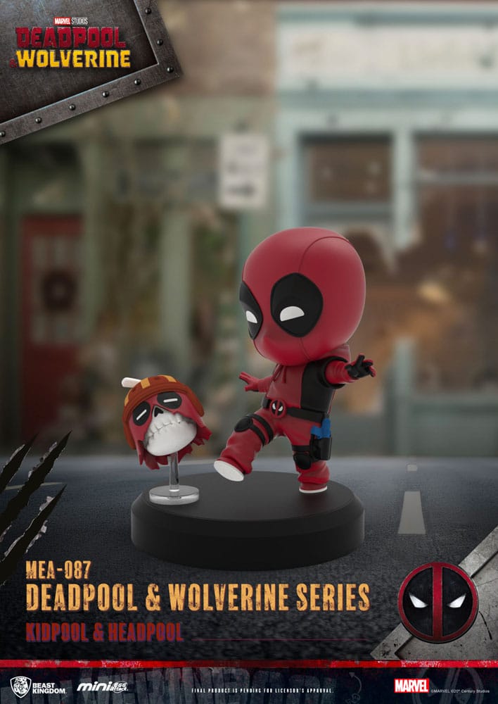 Deadpool 3 Pack de 6 Figuras Deadpool & Wolverine Series Mini Egg Attack Set 8 cm - Z POP Toys