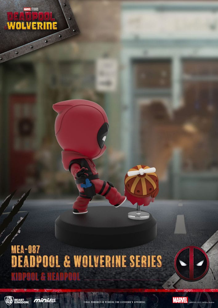 Deadpool 3 Pack de 6 Figuras Deadpool & Wolverine Series Mini Egg Attack Set 8 cm - Z POP Toys