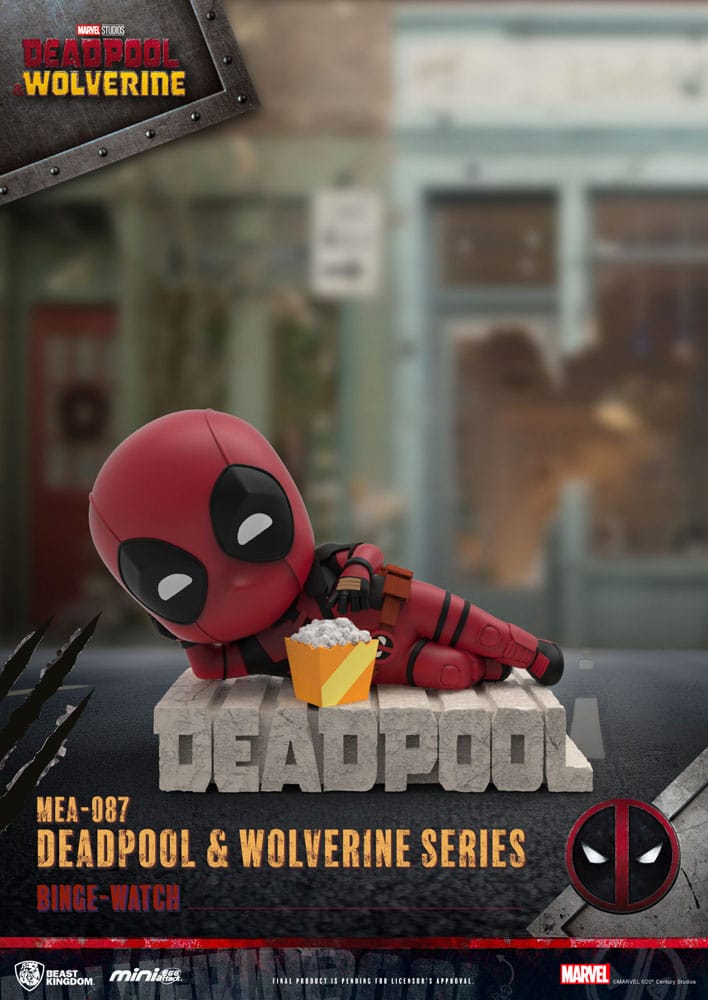 Deadpool 3 Pack de 6 Figuras Deadpool & Wolverine Series Mini Egg Attack Set 8 cm - Z POP Toys