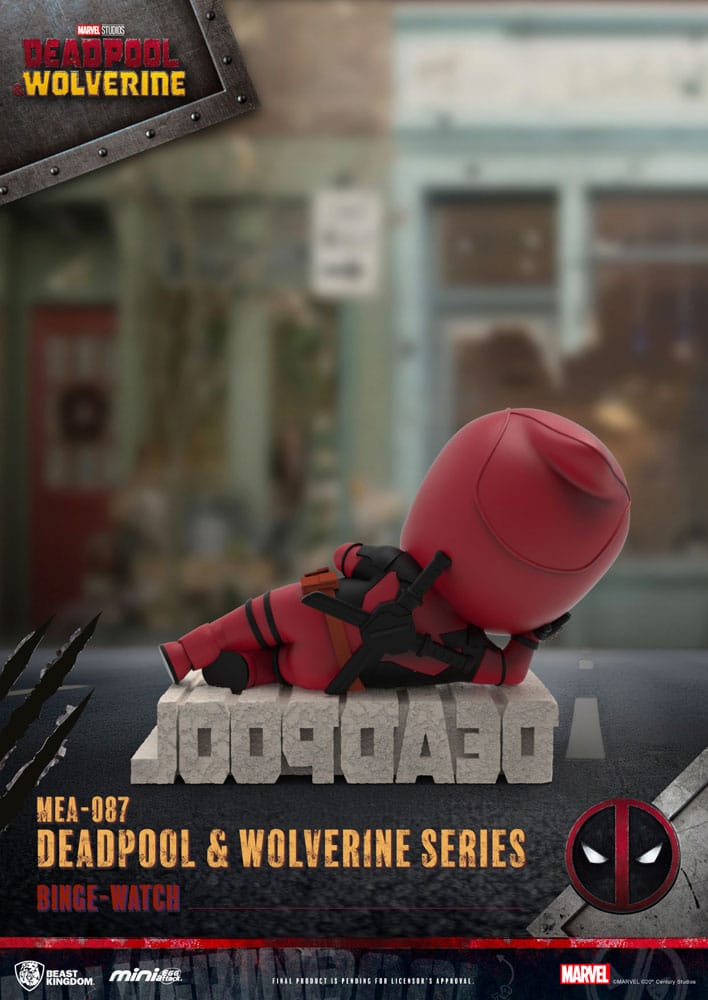 Deadpool 3 Pack de 6 Figuras Deadpool & Wolverine Series Mini Egg Attack Set 8 cm - Z POP Toys