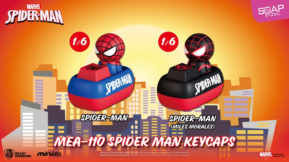 Spider Man Figuras Mini Egg Attack Blind Box keycaps 5 cm (6) - Z POP Toys