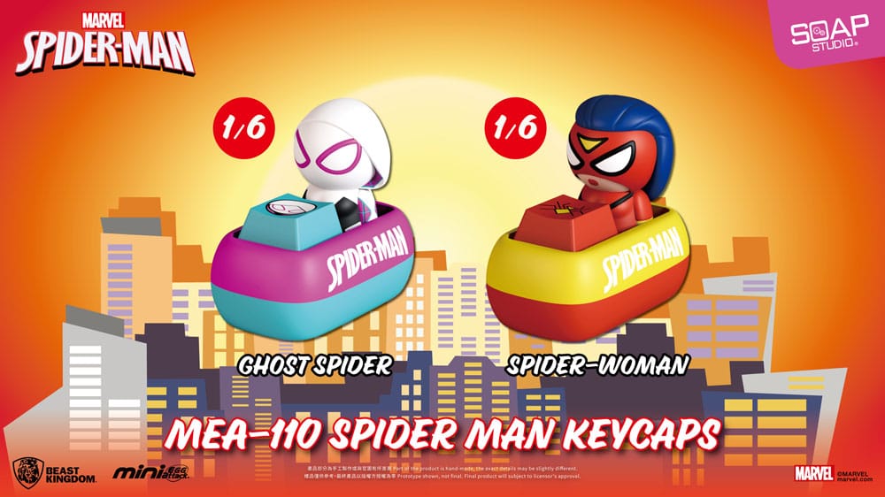Spider Man Figuras Mini Egg Attack Blind Box keycaps 5 cm (6) - Z POP Toys