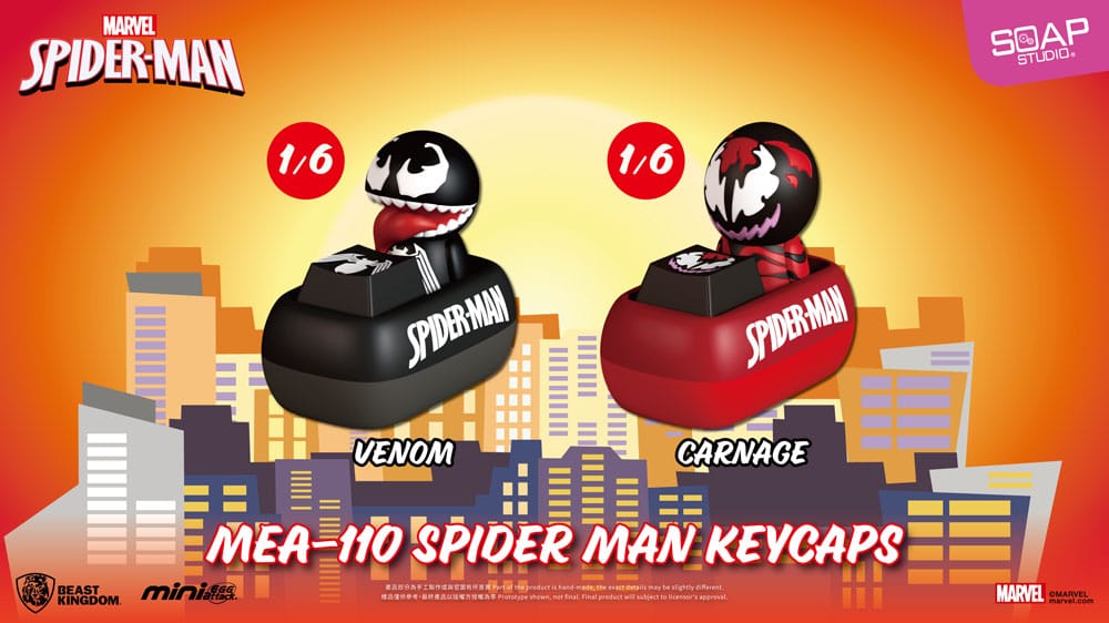 Spider Man Figuras Mini Egg Attack Blind Box keycaps 5 cm (6) - Z POP Toys