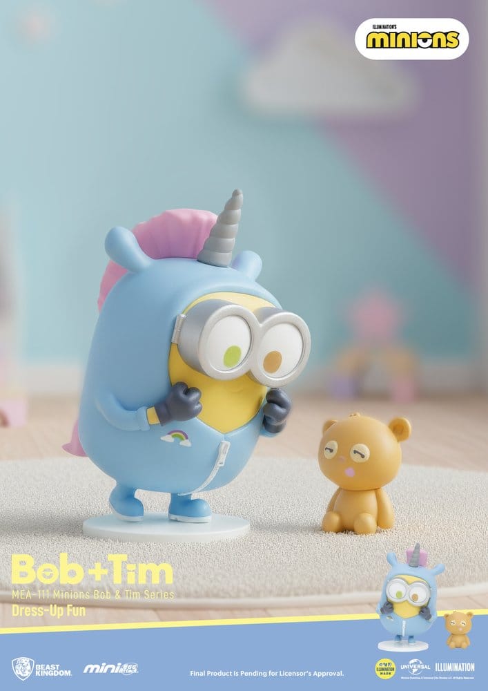 Minions Figuras Mini Egg Attack Blind Box Minions bob & tim series 9 cm (6)