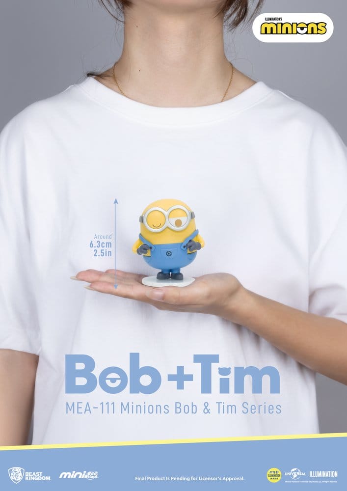 Minions Figuras Mini Egg Attack Blind Box Minions bob & tim series 9 cm (6)